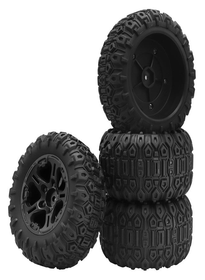 مجموعة إطارات عجلات GOUPRC سداسية الشكل مقاس 12.5 مم، 4.1 × 2.1 بوصة، 4 قطع، إطارات Swamp Claw للطرق الوعرة، ملحقات لسيارات Traxxas Mini Maxx 1/12 RC Crawler Car Truck Buggy - Image 1